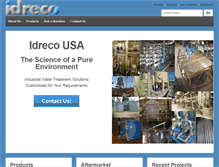 Tablet Screenshot of idrecousa.com